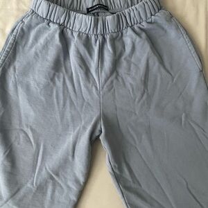 Brandy Melville Light Blue Cut Off Sweat Shorts